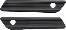 ARLEN NESS Saddlebag Latch Covers - Black 03-603