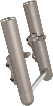 ARLEN NESS Fork Legs - Titanium Anodized - Smooth - Dual Disc 40-507