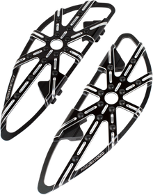 ARLEN NESS 10 Gauge Floorboards - Driver - Black 410-005