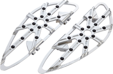 ARLEN NESS 10 Gauge Floorboards - Driver - Chrome 410-006