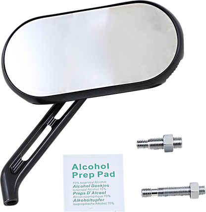 ARLEN NESS Mirror - Sidekick - Side View - Oval - Black - Right 510-002