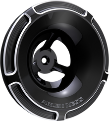 ARLEN NESS Velocity Air Cleaner Cover - Beveled - Black 601-002