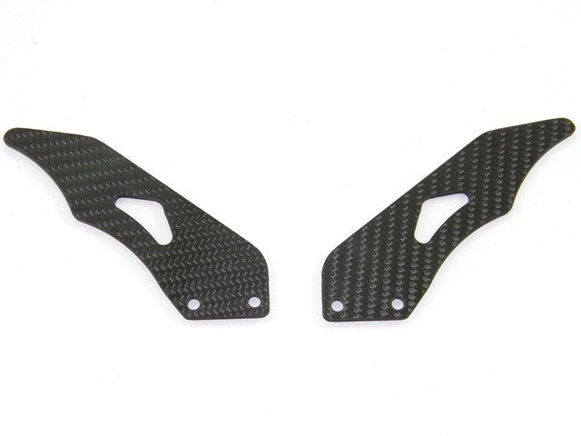 DBK Special Parts (Ducabike) Carbon Fiber Passenger Heel Guards for the Ducati Hypermotard 1100 and Multistrada 620/1000/1100