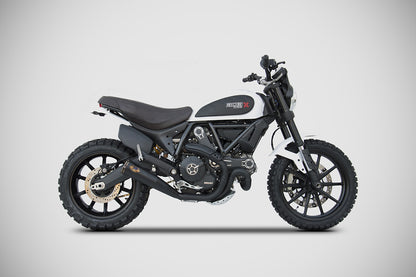 ZARD ZUMA Slip-on Exhaust for Ducati Scrambler (21-22)