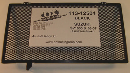 Cox Racing Radiator Guards for the Suzuki SV 1000 (03-07)