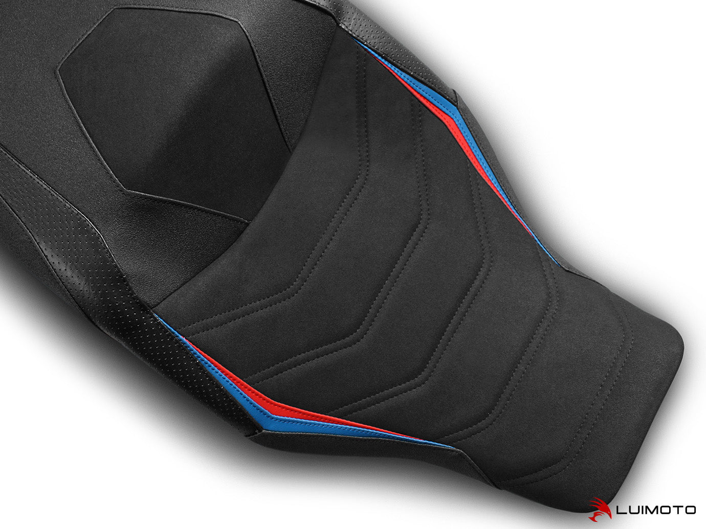 LUIMOTO Technik Rider Seat Cover for the BMW S1000XR (2020+) - for M Sport Seat