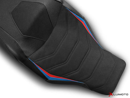 LUIMOTO Technik Rider Seat Cover for the BMW S1000XR (2020+) - for M Sport Seat