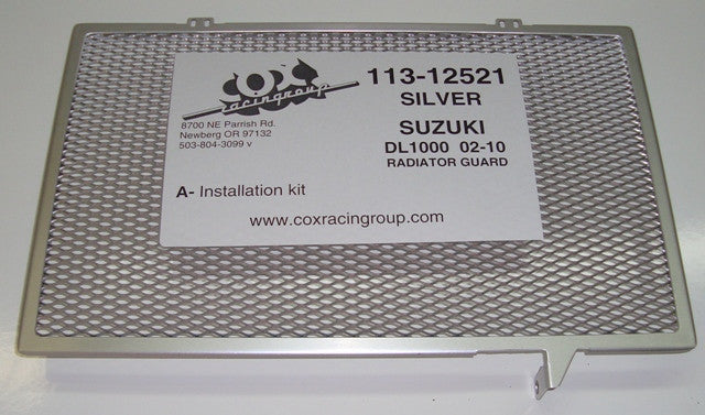 Cox Racing Radiator Guards for the Suzuki DL1000 (02-10)