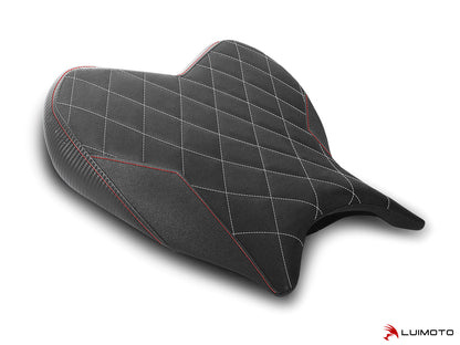 LUIMOTO Diamond Edition Rider Seat Covers for the YAMAHA YZF-R7 (2022+)