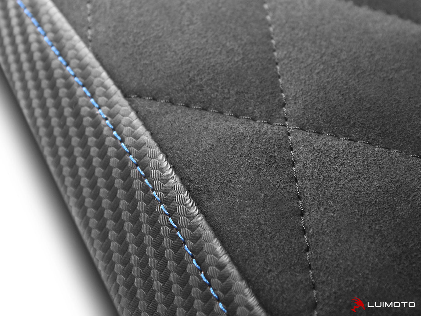 LUIMOTO Diamond Edition Passenger Seat Covers for the YAMAHA YZF-R7 (2022+)