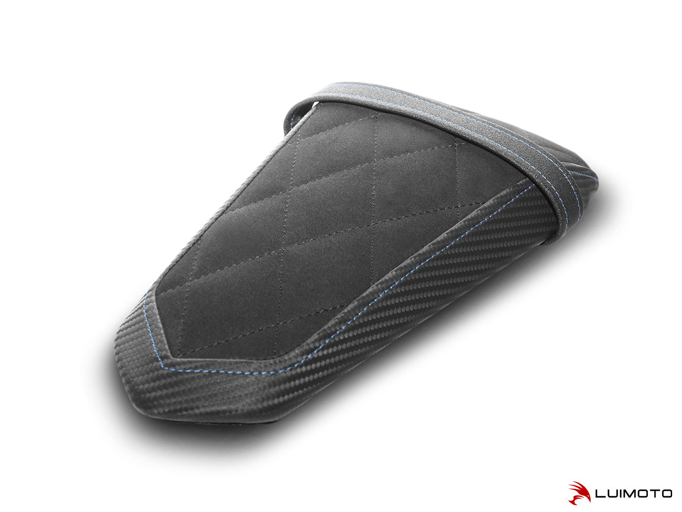 LUIMOTO Diamond Edition Passenger Seat Covers for the YAMAHA YZF-R7 (2022+)