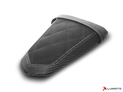 LUIMOTO Diamond Edition Passenger Seat Covers for the YAMAHA YZF-R7 (2022+)