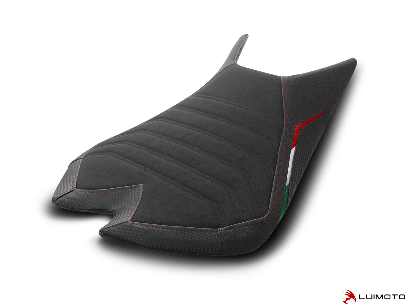 LUIMOTO Team Italia Rider Seat Covers for the Aprilia RSV4 1100 (2021+) / Tuono V4 1100 (2022+)