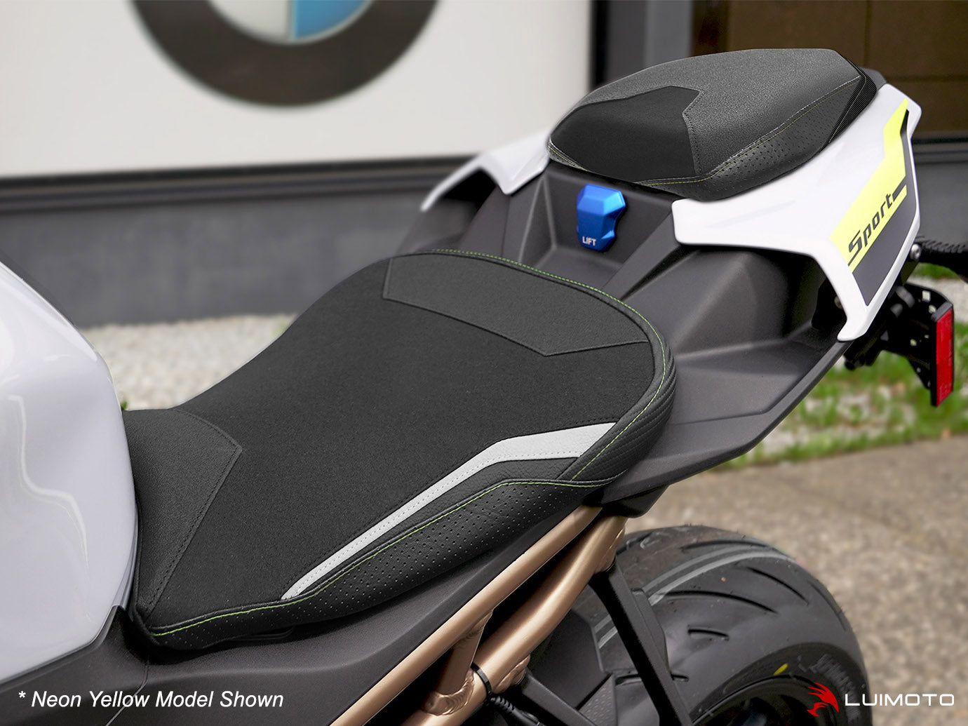 LUIMOTO (Motorsports) Rider Seat Covers for the BMW S1000R (2021+)