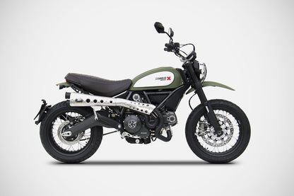 ZARD High Mount Limited Editon Full Kit Exhaust for Ducati Scrambler