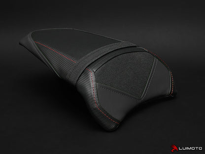 LUIMOTO Sport Passenger Seat Covers for the KAWASAKI Ninja 650 & Z650 (2017+)