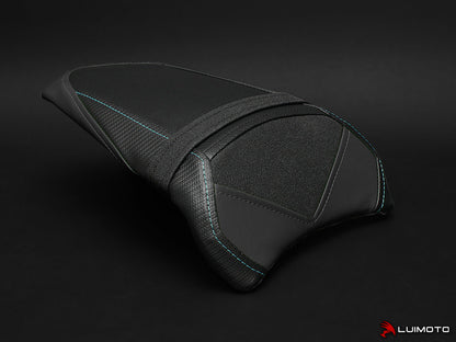 LUIMOTO Sport Passenger Seat Covers for the KAWASAKI Ninja 650 & Z650 (2017+)