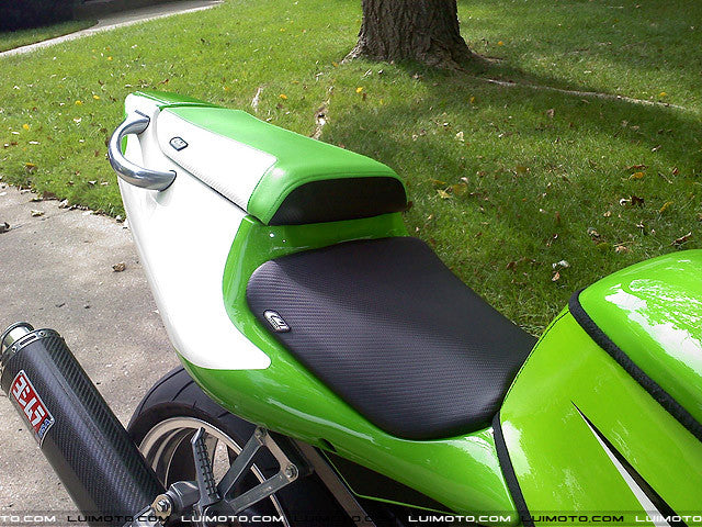 LUIMOTO (Baseline) Passenger Seat Cover for the KAWASAKI ZX-7R (96-03)