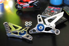 AEM FACTORY - Adjustable Billet Rearsets for Mv agusta F4/B4 models w/  Colored Eccentric