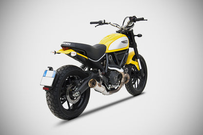 ZARD ZUMA Slip-on Exhaust for Ducati Scrambler (21-22)