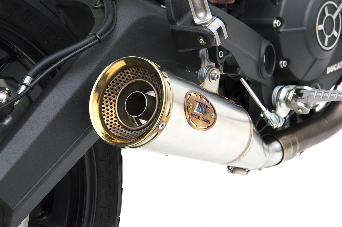 ZARD ZUMA Slip-on Exhaust for Ducati Scrambler (21-22)