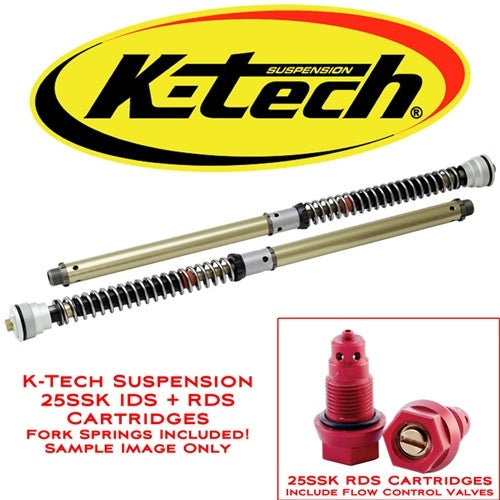K-Tech Suspension 25SSK IDS Fork Cartridges for the MV Agusta F4 RR (Ohlins)