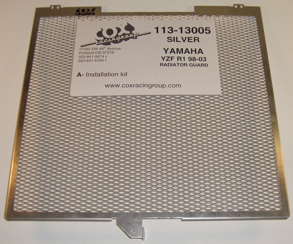 Cox Racing Radiator Guards for the Yamaha YZF R1 (98-03)