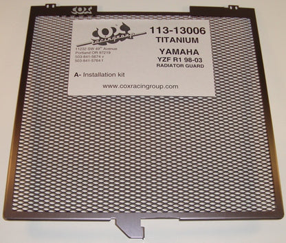 Cox Racing Radiator Guards for the Yamaha YZF R1 (98-03)