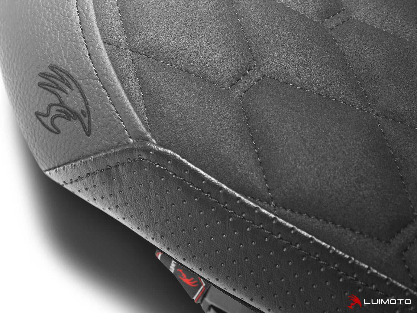 LUIMOTO (Hex-Diamond) Rider Seat Cover for the HARLEY DAVIDSON Sportster S 1250 (2021+)
