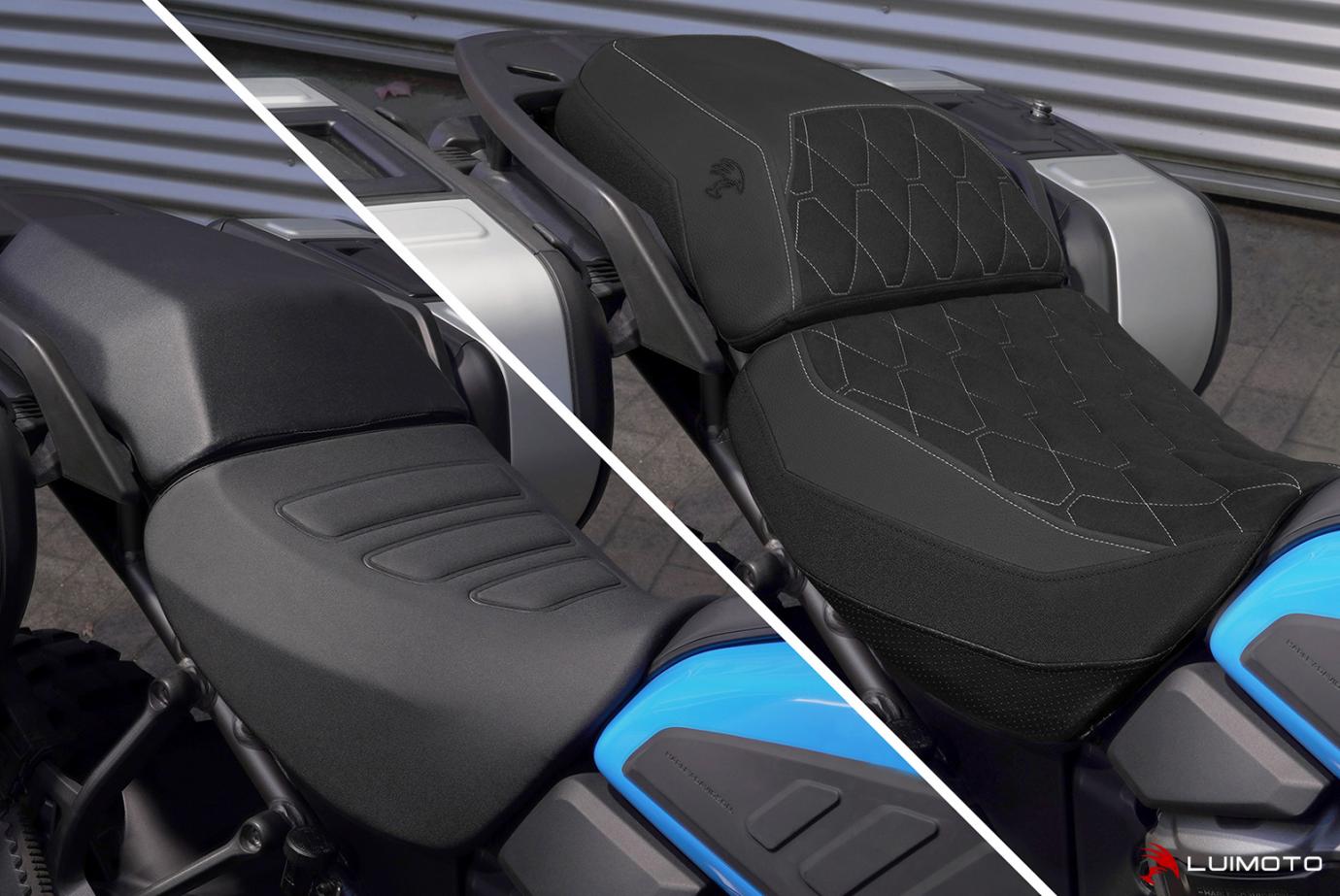 LUIMOTO (Hex-Diamond) Passenger Seat Cover for the HARLEY DAVIDSON Pan America (2021+)