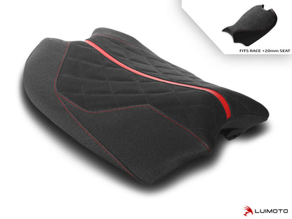 LUIMOTO GP Diamond Rider Seat Cover for DUCATI PANIGALE V4 / S / R / SP (2022+)