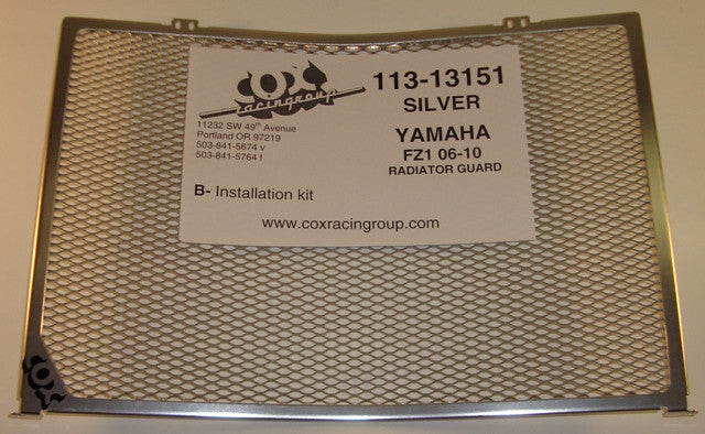 Cox Racing Radiator Guards for the Yamaha FZ1 (06-13)