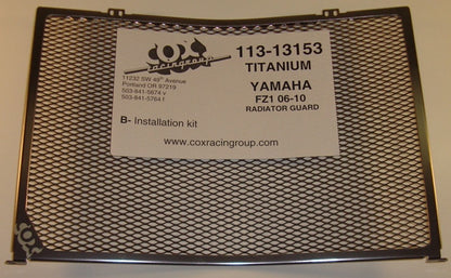 Cox Racing Radiator Guards for the Yamaha FZ1 (06-13)