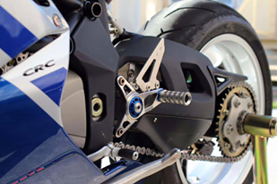 AEM FACTORY - Adjustable Billet Rearsets for Mv agusta F4/B4 models w/  Colored Eccentric