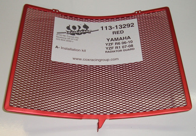 Cox Racing Radiator Guards for the Yamaha YZF-R6 (2017+)