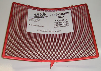 Cox Racing Radiator Guards for the Yamaha YZF-R6 (2017+)