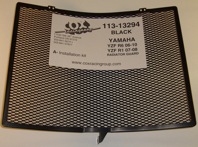 Cox Racing Radiator Guards for the Yamaha YZF-R1 (07-08) and YZF-R6 (06-16)