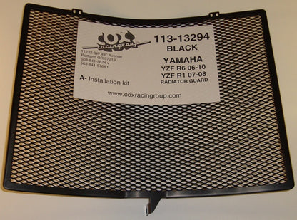 Cox Racing Radiator Guards for the Yamaha YZF-R1 (07-08) and YZF-R6 (06-16)