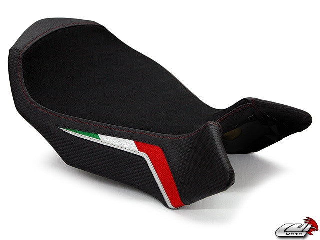 LUIMOTO (Team Italia Suede) Rider Seat Cover for the MV AGUSTA BRUTALE 750 910R 1078RR (01-12)