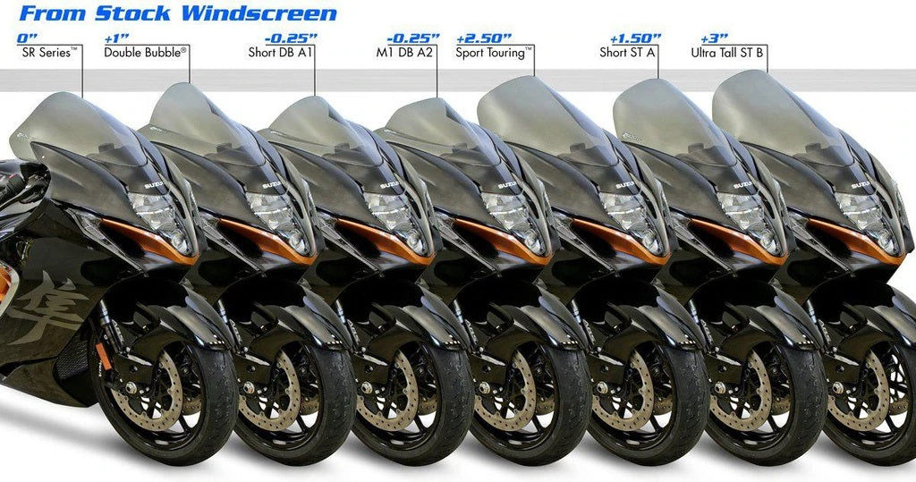 Zero Gravity Racing Windshields for the Suzuki Hayabusa (2022+)