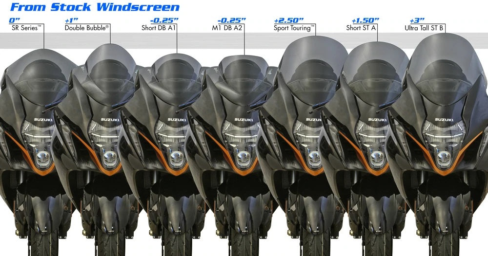 Zero Gravity Racing Windshields for the Suzuki Hayabusa (2022+)