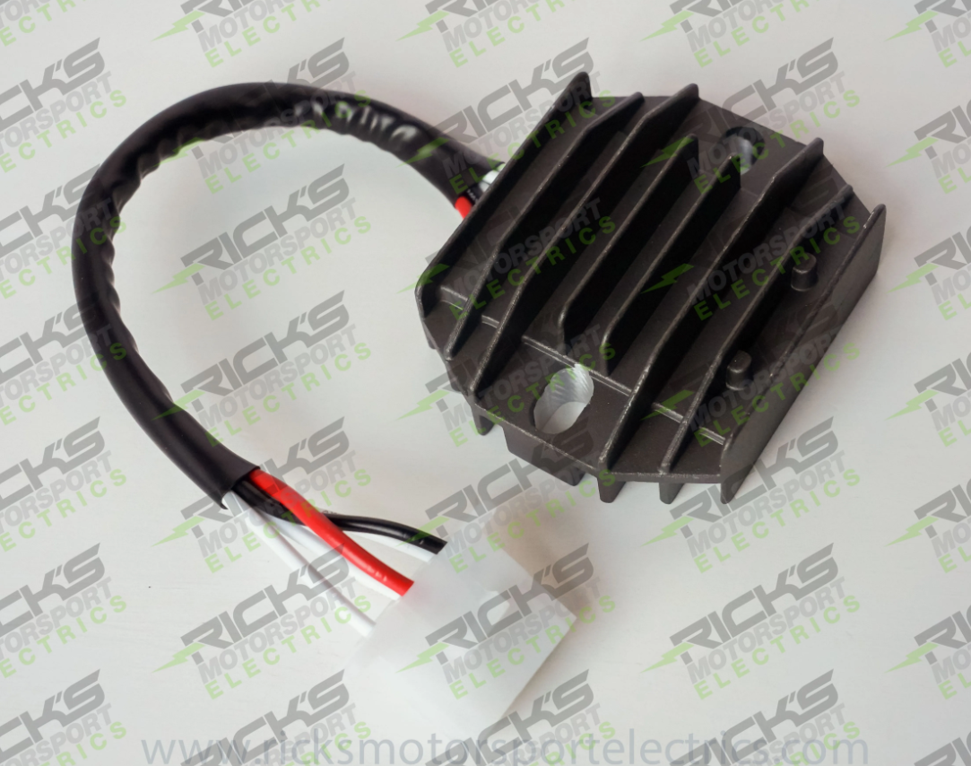 Rick's Motorsports Electrics Universal Lithium Ion Battery Compatible Rectifier-Regulator for Kawasaki Vulcan '87-20, Ninja 250R '08-20, EX 500 '94-10, GPZ550 '80-86