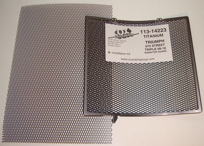 Cox Racing Radiator Guards for the Triumph 675 Daytona (06-13) - type 2