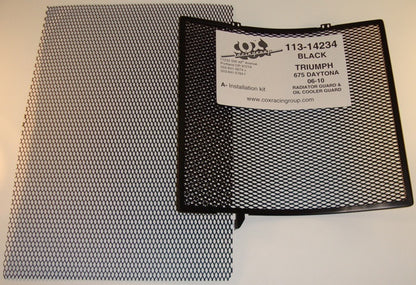 Cox Racing Radiator Guards for the Triumph 675 Daytona (06-13) - type 2