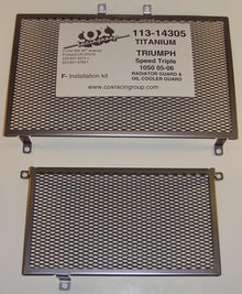Cox Racing Radiator Guards for the Triumph 1050 Speed Triple (05-06)