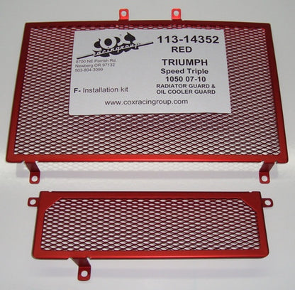 Cox Racing Radiator Guards for the Triumph 1050 Speed Triple (07-10)