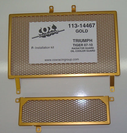 Cox Racing Radiator Guards for the Triumph 1050 Tiger (07-12)