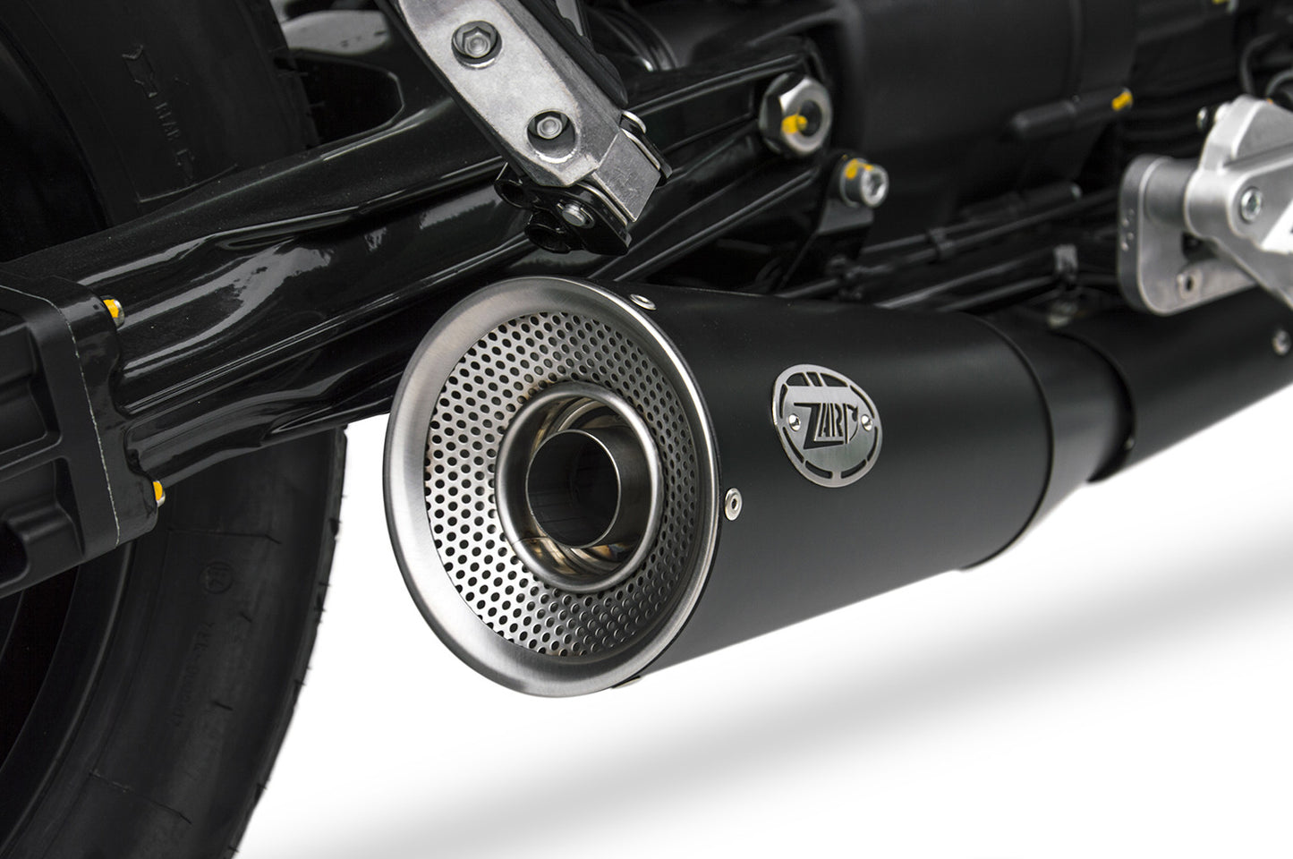 ZARD 'BIG' Dual Slip-on Exhaust for Moto Guzzi V9 Bobber & Roamer