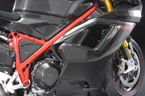 CARBONDRY - DUCATI 848 / 1098 & 1198 CARBON FIBER SIDE FAIRINGS (PAIR)