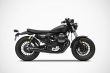 ZARD 'SLIM' Dual Slip-on Exhaust for Moto Guzzi V9 Bobber & Roamer